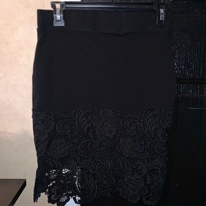 Black skirt